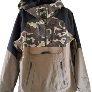 Volcom Multi-Tone Camouflage Hooded Jacket